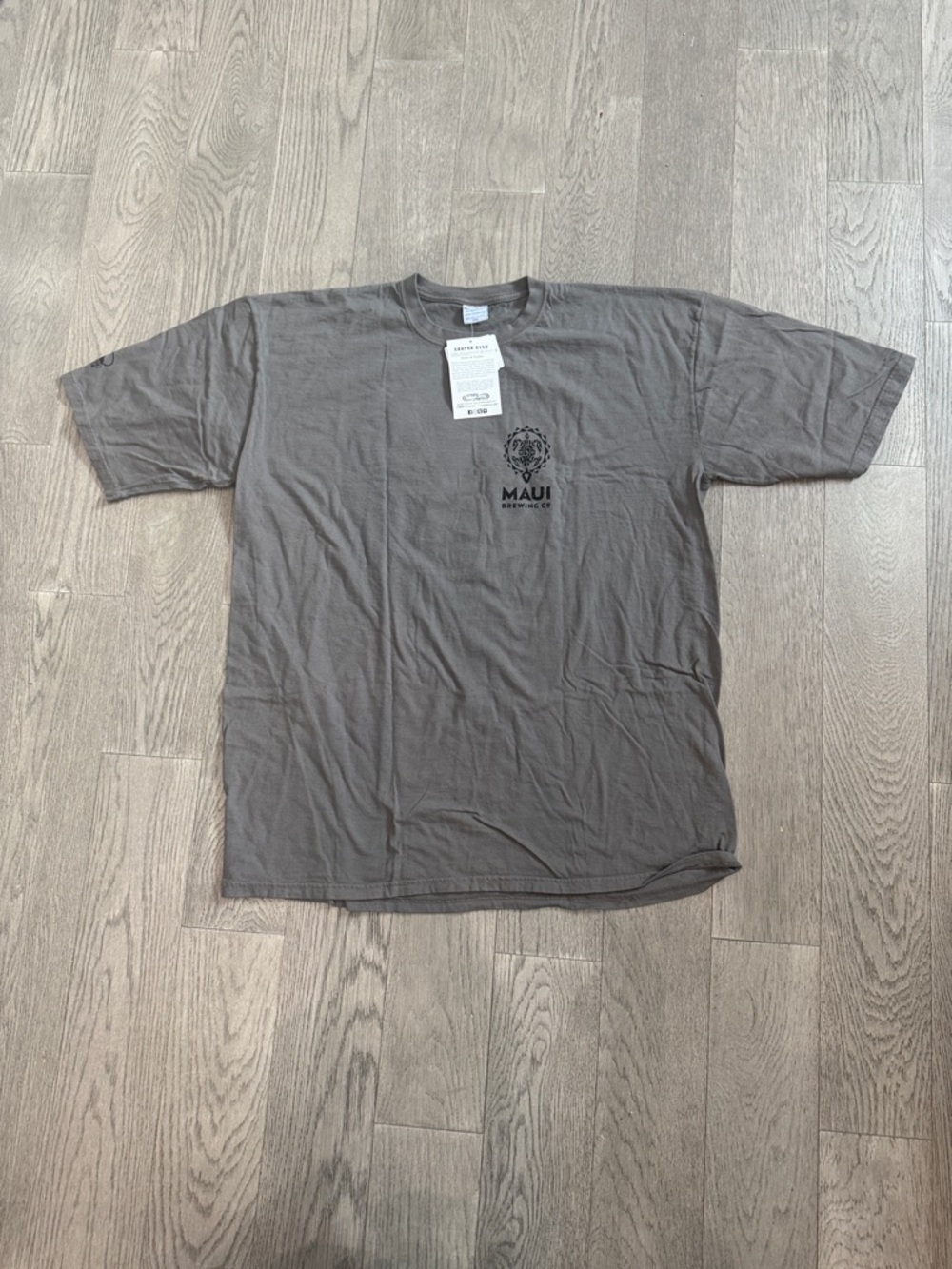 Maui Brewing Co. Short Sleeve Logo Tee in Gray